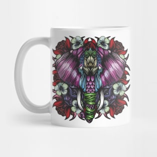 Elephant Red Mug